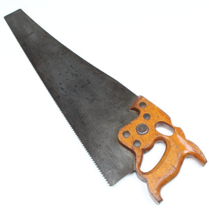 Old Disston Philadelphia Thumbhole Rip Saw No. D8 – 26" - 5 1/2tpi (Beech) - OldTools.co.uk