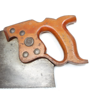 Old Disston Hand Saw No. D8 – 26" - 8tpi (Beech) - OldTools.co.uk