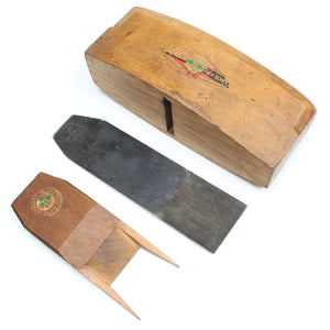 Old Marples Wooden Toothing Plane (Beech) - OldTools.co.uk