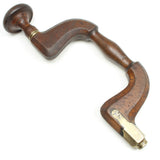 Old Wooden Button Brace (Beech) - OldTools.co.uk