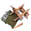 Old Wooden Plough Plane + 8 Cutters (Beech) - OldTools.co.uk