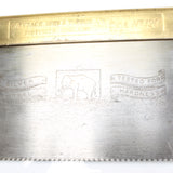 Tyzack Brass Back Tenon Saw No. 120 - 15tpi - 12" (Beech) - OldTools.co.uk