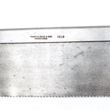 Old Francis Wood Tenon Saw C.1918 - 12tpi - 14" (Beech)