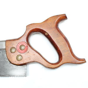 Old Tyzack Steel Back Tenon Saw No. 25 - 11tpi - 12" (Beech) - OldTools.co.uk