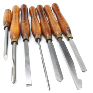 SOLD - 7x Old Crown Woodturning Tools - UK ONLY