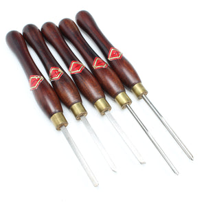 SOLD - 5x Henry Taylor Miniature Woodturning Tools Set