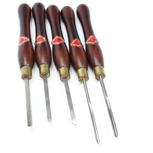 SOLD - 5x Henry Taylor Miniature Woodturning Tools Set