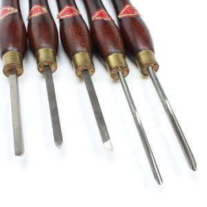 SOLD - 5x Henry Taylor Miniature Woodturning Tools Set