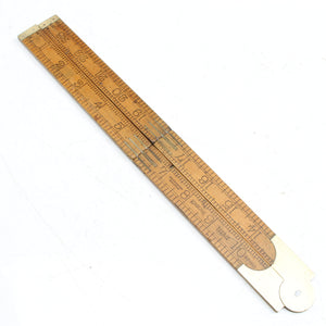 Old Rabone Folding Rule - No. 1380 (Boxwood)