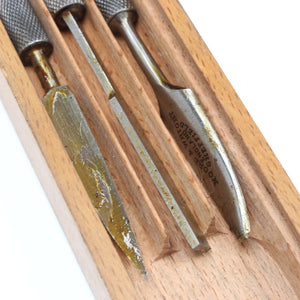 SOLD - Moore & Wright Scraper Set (Sheffield, England) (Beech)