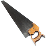 Old Drabble & Sanderson (London) Hand Saw - 28” - 8tpi (Beech) - OldTools.co.uk
