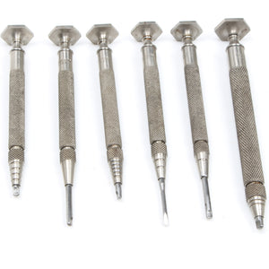 SOLD - 9x Old Starrett Screwdrivers (USA)