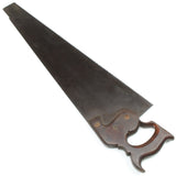 Old Thomas Bradburn Hand Saw - German Steel - 26” - 6tpi (Beech) - OldTools.co.uk
