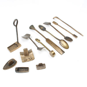 12x Old Foundary, Clay / Sand Moulding, Plasterers Tools