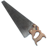 Old Hand Saw (Train Etching) - 26” - 6tpi (Beech) - OldTools.co.uk