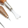 4x Old Leather-Workers Tools