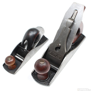 Old Block Plane and Stanley Smoother Plane No. 4 (Beech)