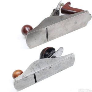 Old Block Plane and Stanley Smoother Plane No. 4 (Beech)