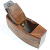 Old Steel Soled Wooden Smoothing Plane (Beech) - OldTools.co.uk