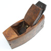 Old Steel Soled Wooden Smoothing Plane (Beech) - OldTools.co.uk