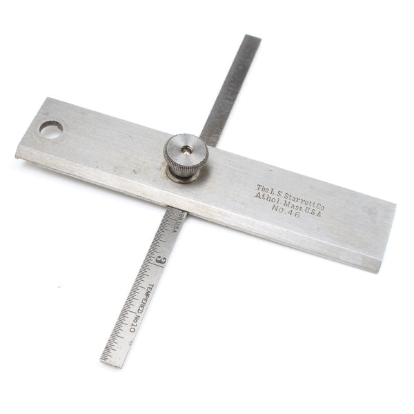 SOLD - Starrett Depth Gauge Rule No 46 - 4