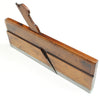 Old Steel Soled Wooden Hollow Plane (Beech) - OldTools.co.uk