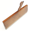 Old Steel Soled Wooden Hollow Plane (Beech) - OldTools.co.uk