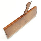 Old Steel Soled Wooden Hollow Plane (Beech) - OldTools.co.uk