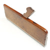 Old Steel Soled Wooden Hollow Plane (Beech) - OldTools.co.uk