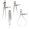 5x Old Moore & Wright Calipers, Dividers, Depth Gauge - OldTools.co.uk