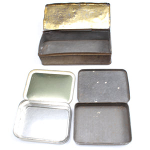 7x Old Tobacco Tins / Cigar Tins - OldTools.co.uk