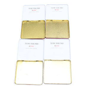 10x Old Small 'Tom Thumb' Cigar Tins - OldTools.co.uk