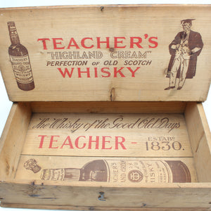 Old Teachers Whisky Box - OldTools.co.uk