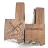 2x Old Moseley (Covent Garden) Wooden Planes - Ovolo - 5/8" (Beech) - OldTools.co.uk