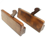 2x Old Moseley (Covent Garden) Wooden Planes - Ovolo - 5/8" (Beech) - OldTools.co.uk