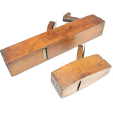 Old Wooden Jack Plane and Wooden Smoothing Plane (Beech) - OldTools.co.uk