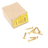 25 x Nettlefolds C’Sunk Brass Screws – 1” x 8