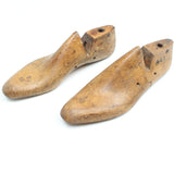Old Stewart & Potter Clog Makers Wooden Shoe Lasts - 8 1/2C (Pair) - OldTools.co.uk