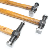 3x Old Metal-Workers Hammers (Ash)