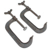 2x Old Ward & Payne G-Clamps - 6" - OldTools.co.uk