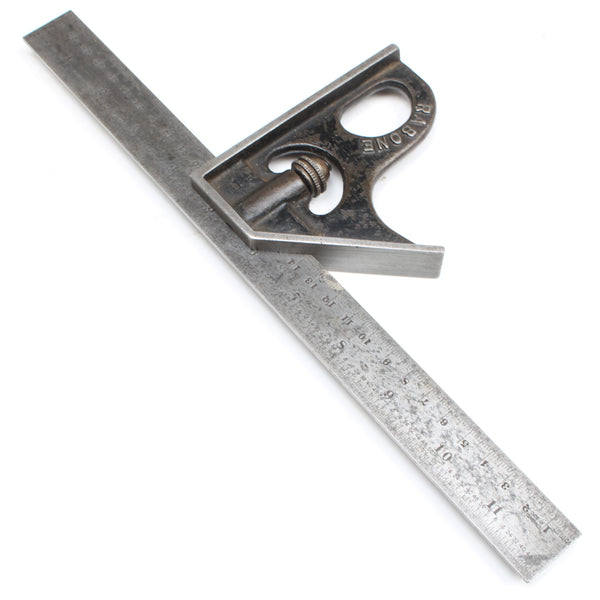 Comb Square Rabone Old Rabone Combination Square - 12