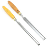 2x Old Marples Paring Chisel – 1/2", 3/4" (Boxwood)