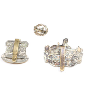 3x Old Egypt Cap Badges - OldTools.co.uk