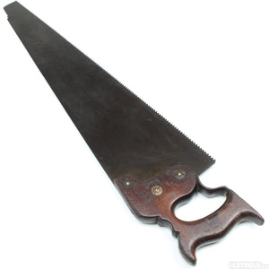 Antique J Brittle (London) Hand Saw - 26” - 6tpi (Beech) - OldTools.co.uk