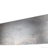 Antique J Brittle (London) Hand Saw - 26” - 6tpi (Beech) - OldTools.co.uk
