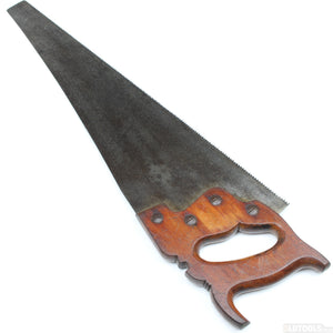 Old Eagle Decorative Carved Handle Hand Saw - 26” - 8tpi (Beech) - OldTools.co.uk