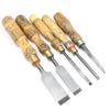 5x Old Woodwork Chisels (Ash)