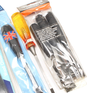 7x Vintage Woodwork Chisels