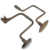 2x Old Drill Braces (As Found) - OldTools.co.uk