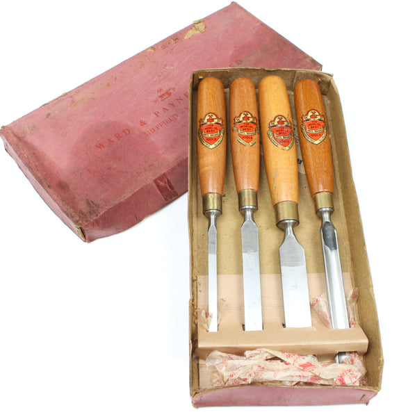 SOLD - Old Ward & Payne Chisels and Gouge Set (Beech) – OldTools.co.uk